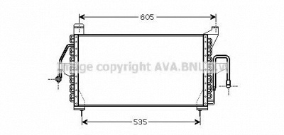AVA QUALITY COOLING fd5410 -  Конденсатор, кондиционер
